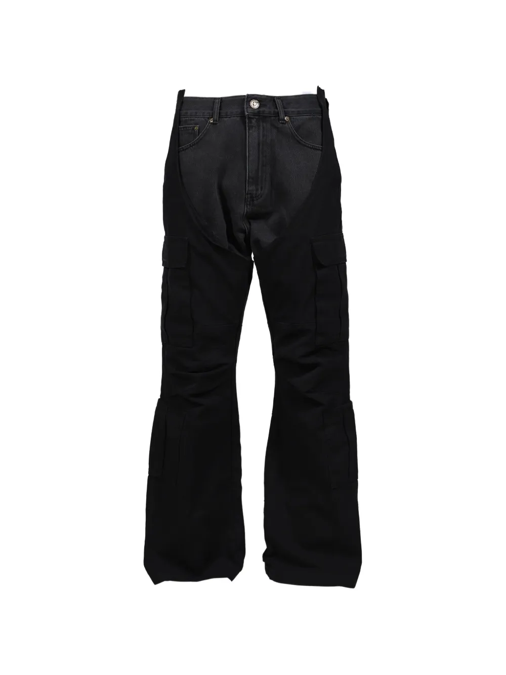 PROTOCOL INDEX layered cargo jeans - Nero