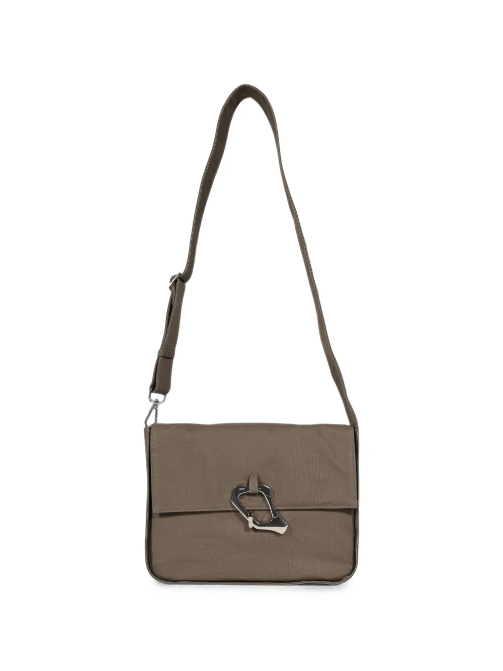 HELIOT EMIL Eluent carabiner-fastening shoulder bag - Grigio
