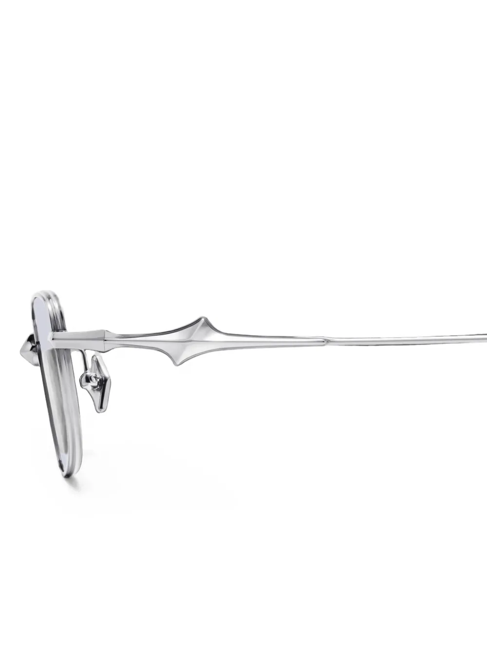 Gentle Monster Saga 02(V) zonnebril met vierkant montuur Zilver
