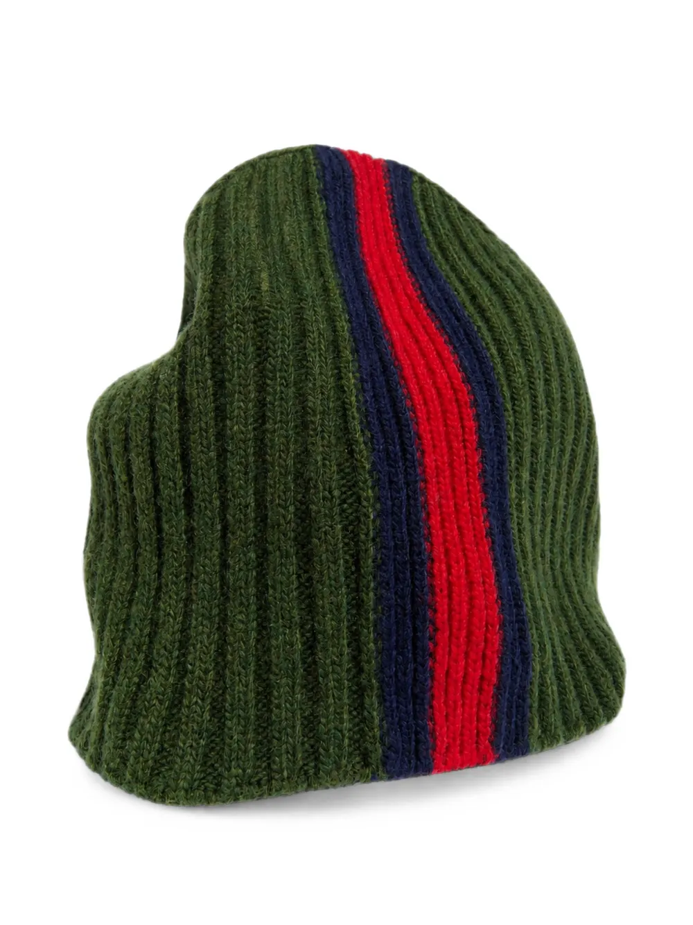 Gucci Kids Ribgebreide muts Groen