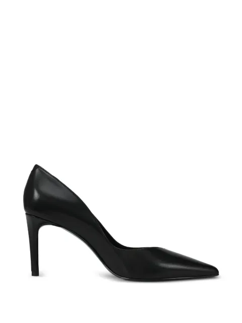 POTAMY point-toe leather heeled pumps