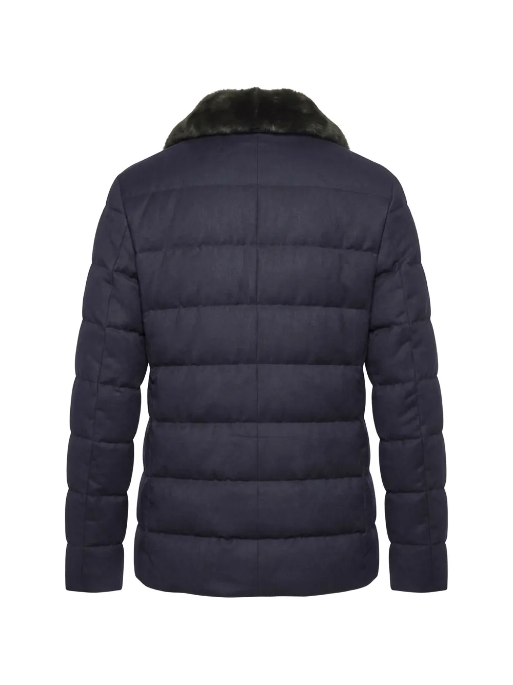 Montecore Gewatteerd jack met dubbele rij knopen Blauw