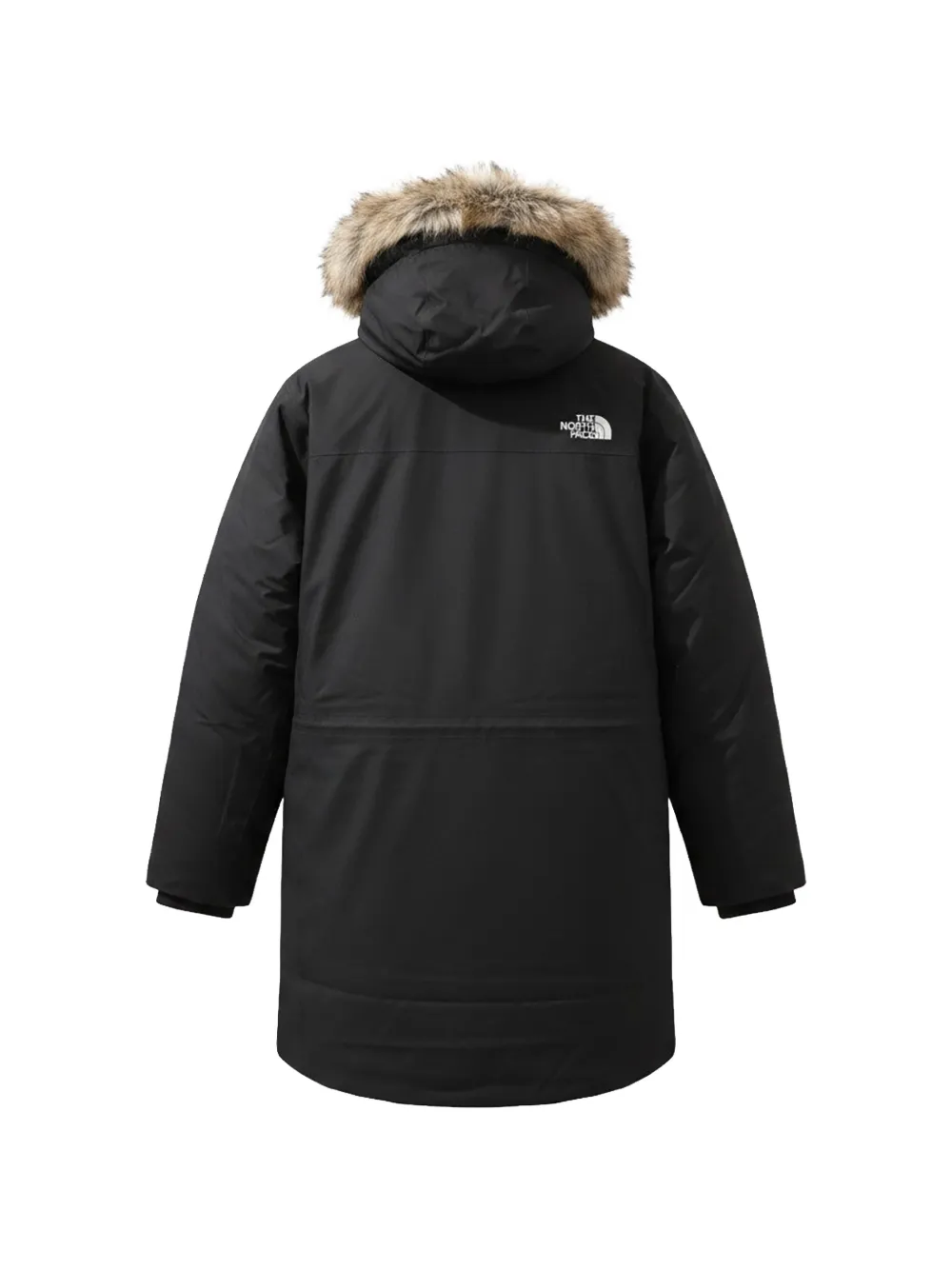 The North Face Arctic parka met afwerking van imitatiebont Zwart