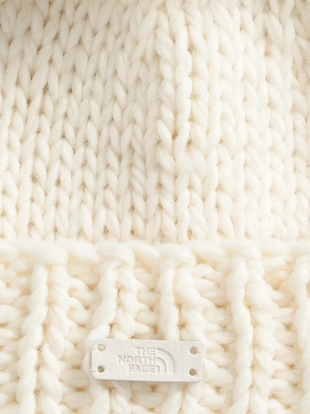 The North Face City Coziest pom-pom beanie hat Wit