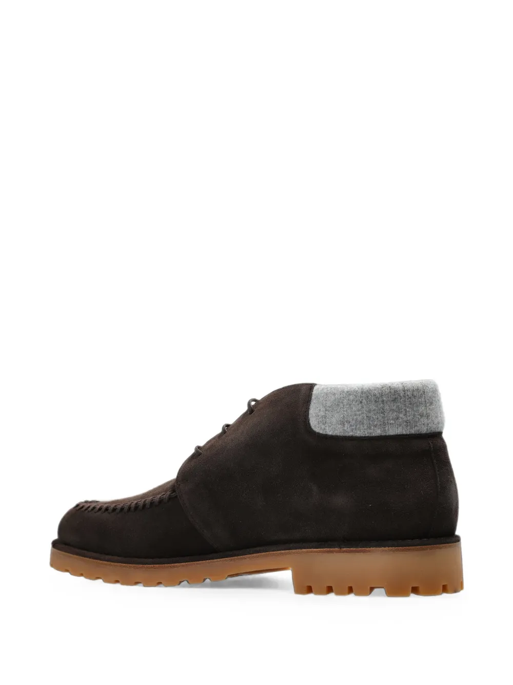 Eleventy suede lace-up ankle boots Bruin