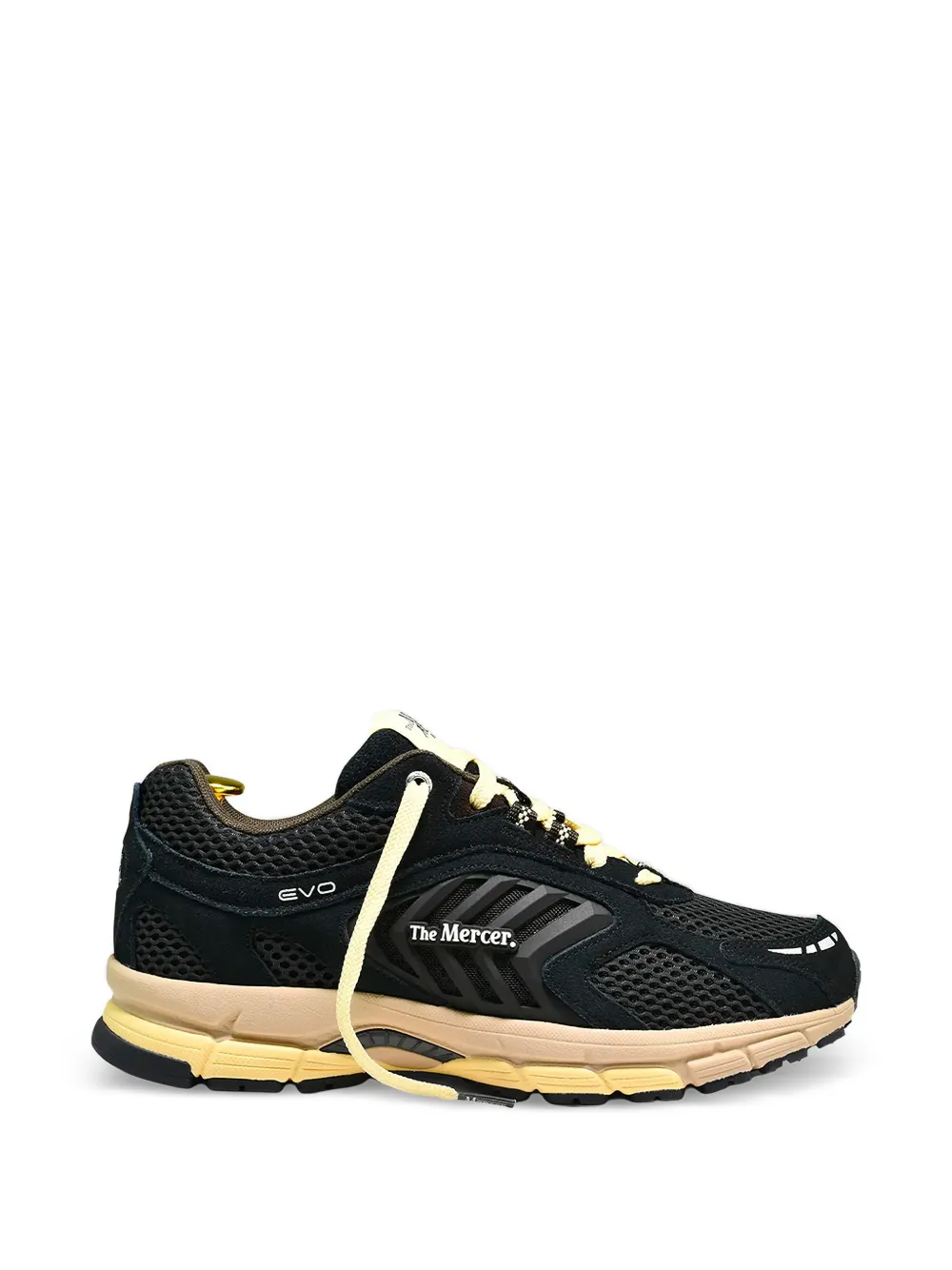 TheMercer. The Re-Run EVO mesh-panel sneakers - men - Recycled Mesh/Nubuck Leather/Recycled Mesh/Recycled Rubber/Polyethylene vinyl acetate (PEVA...