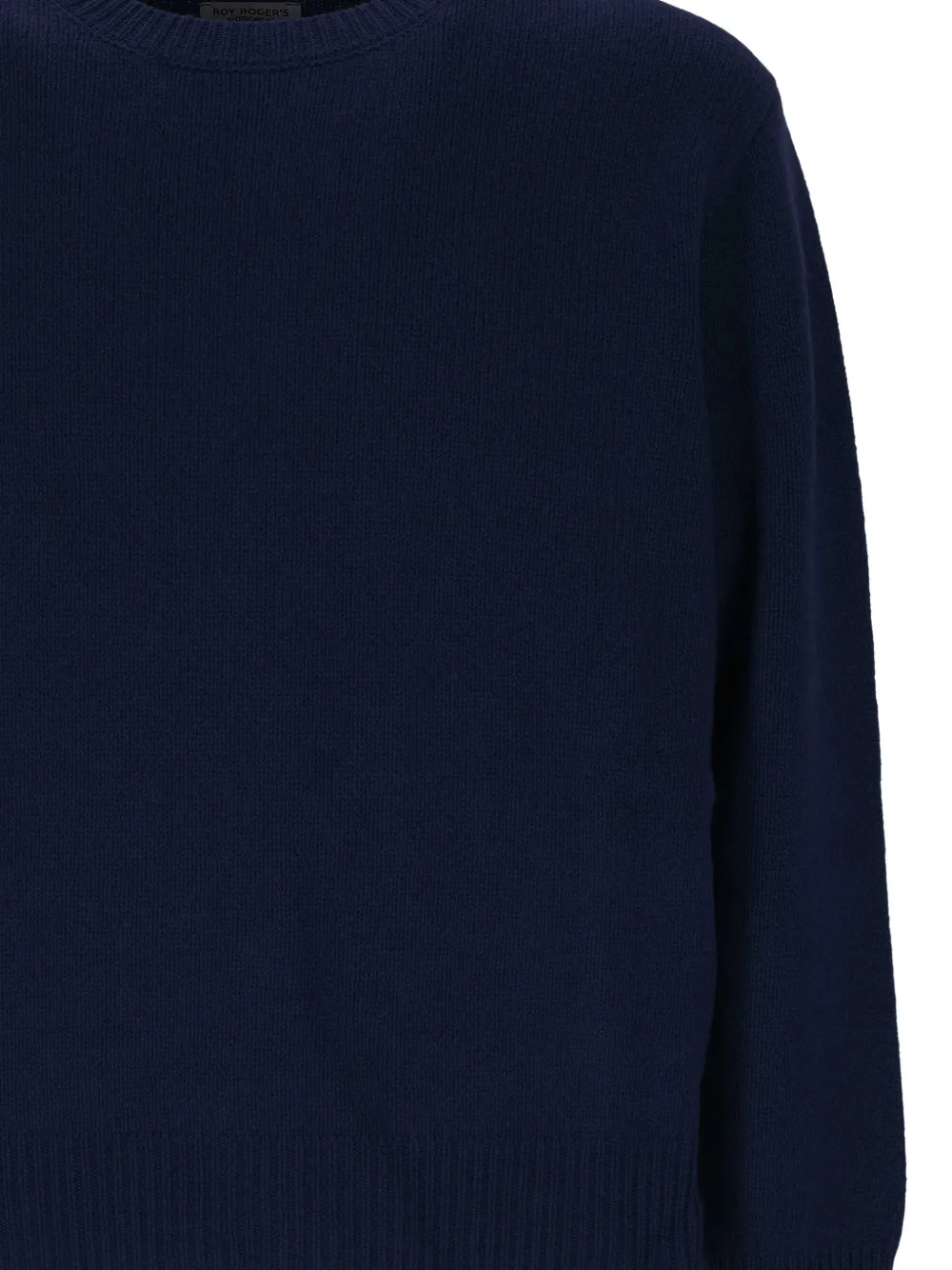 Roy Rogers crew-neck wool sweater Blauw