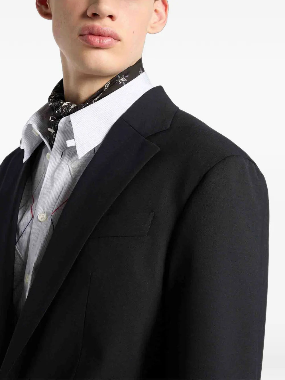 DSQUARED2 Tailored2 Dan wollen blazer Zwart