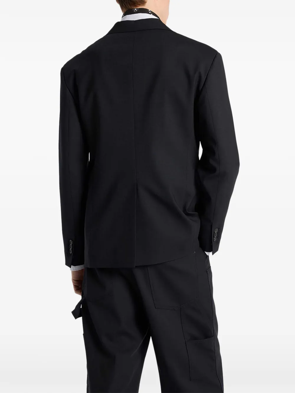 DSQUARED2 Tailored2 Dan wollen blazer Zwart
