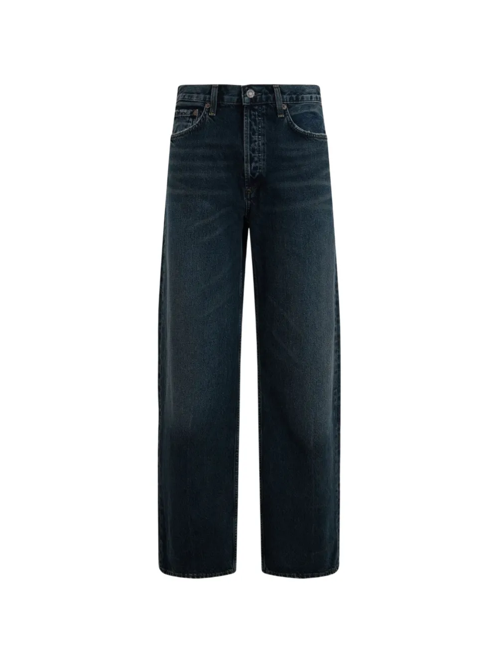 AGOLDE faded wide-leg jeans
