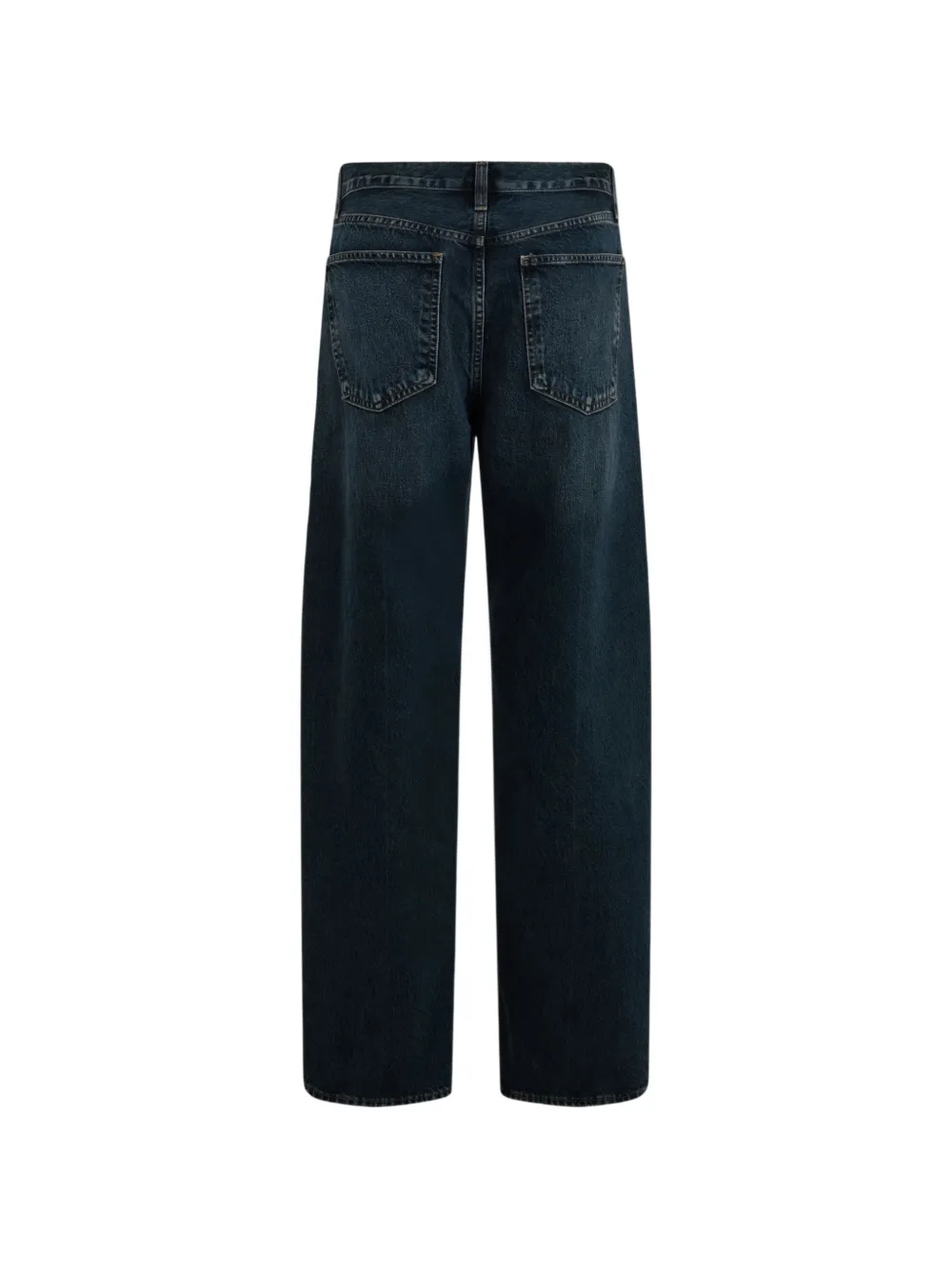 AGOLDE Jeans met wijde pijpen en vervaagd effect Blauw