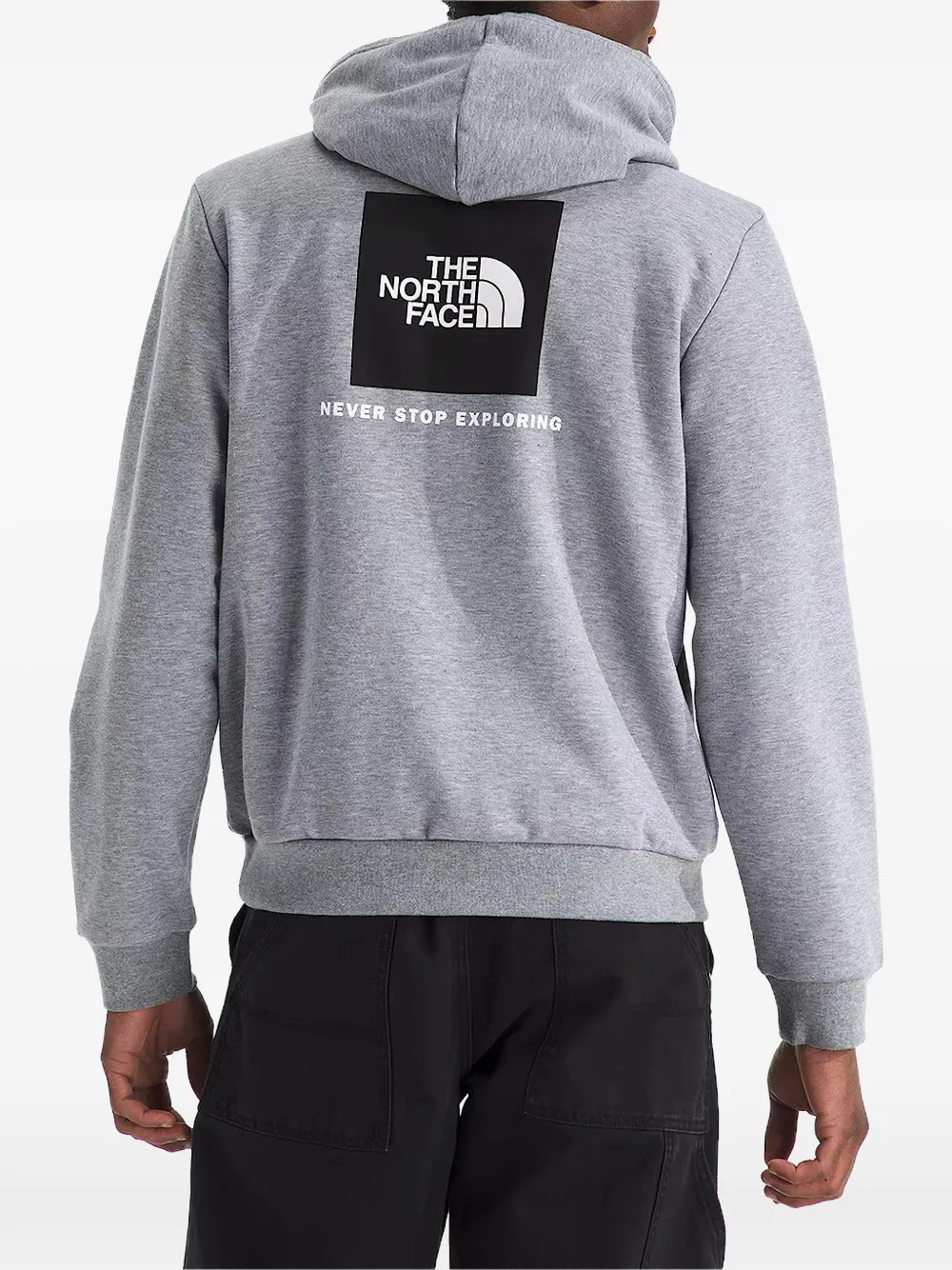 The North Face Never Stop Exploring Evolution Box NSE regular hoodie Grijs