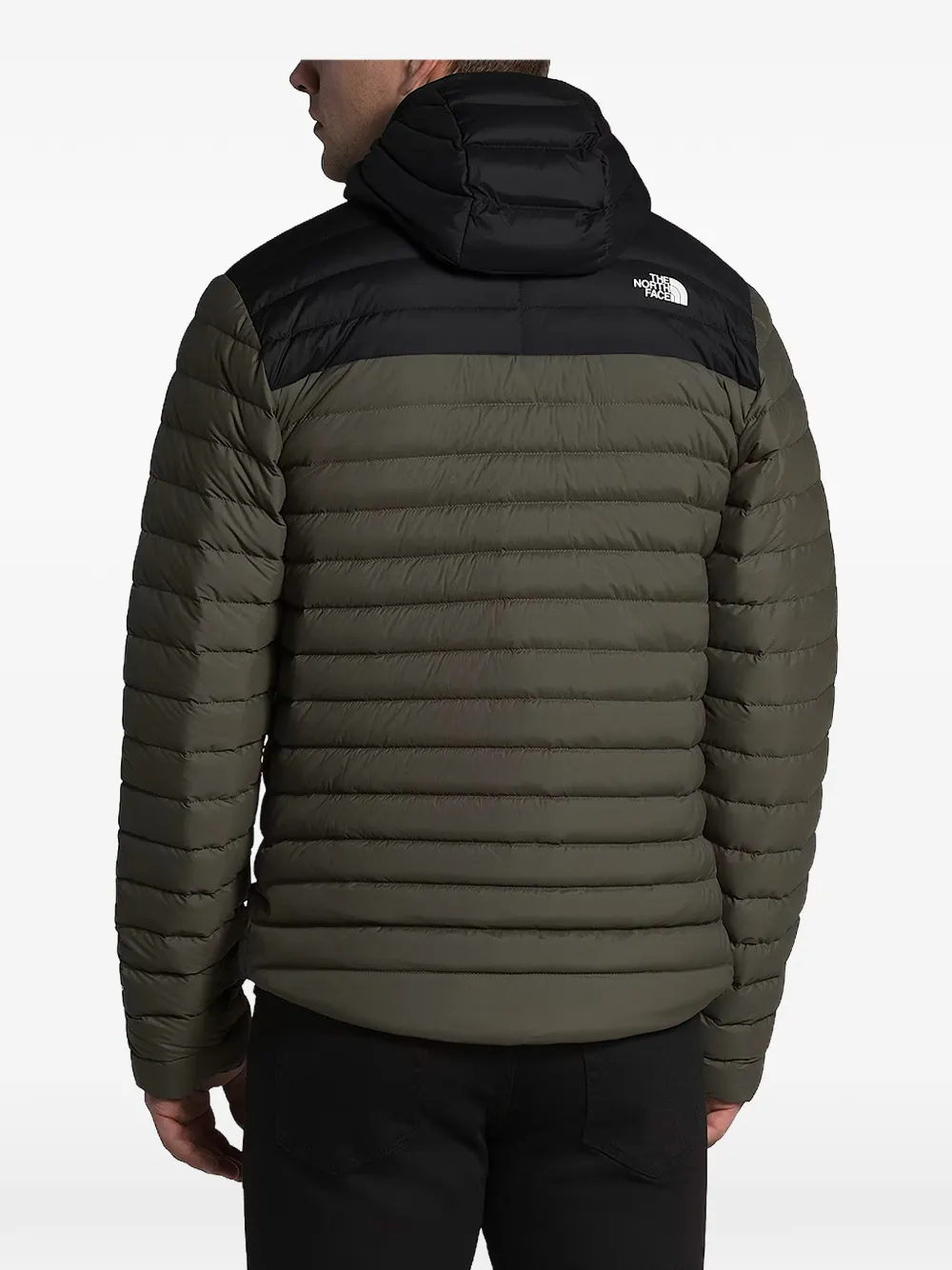 The North Face Stretch Down quilted jacket Groen