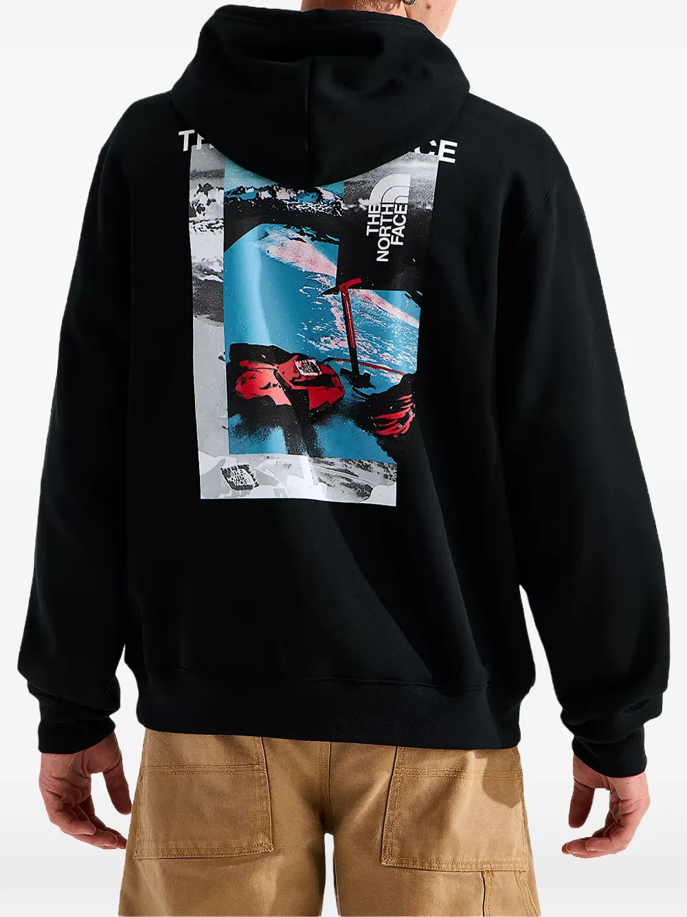 The North Face Apex '75 Collage hoodie Zwart
