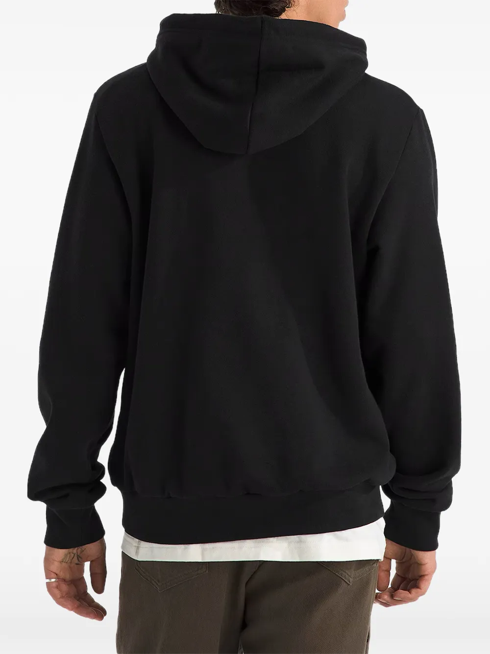 The North Face Hoodie met geborduurd logo Zwart