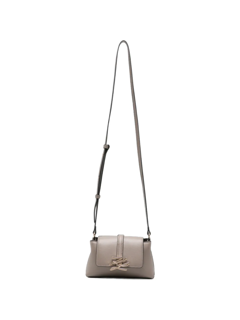 Karl Lagerfeld K/Autograph leather mini bag - Grigio