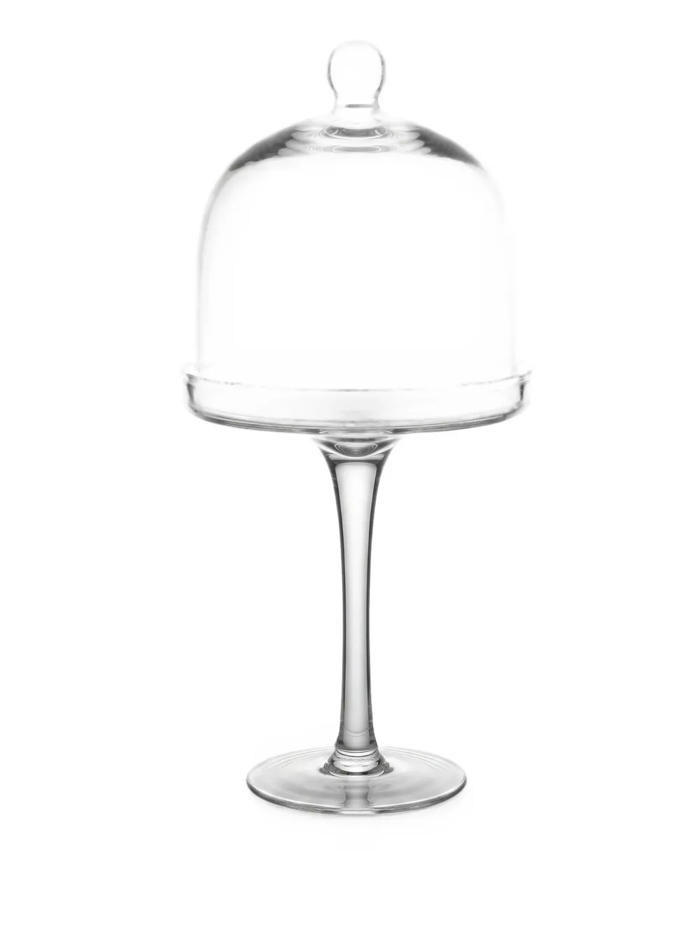ENZO DE GASPERI présentoir à gâteaux à dôme en verre - Blanc