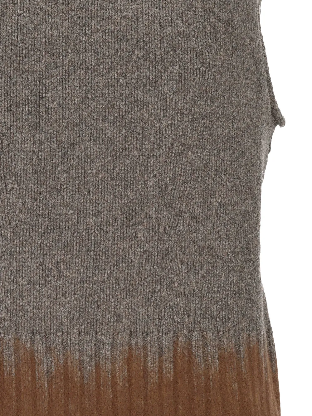 Tela two-tone knitted vest Grijs
