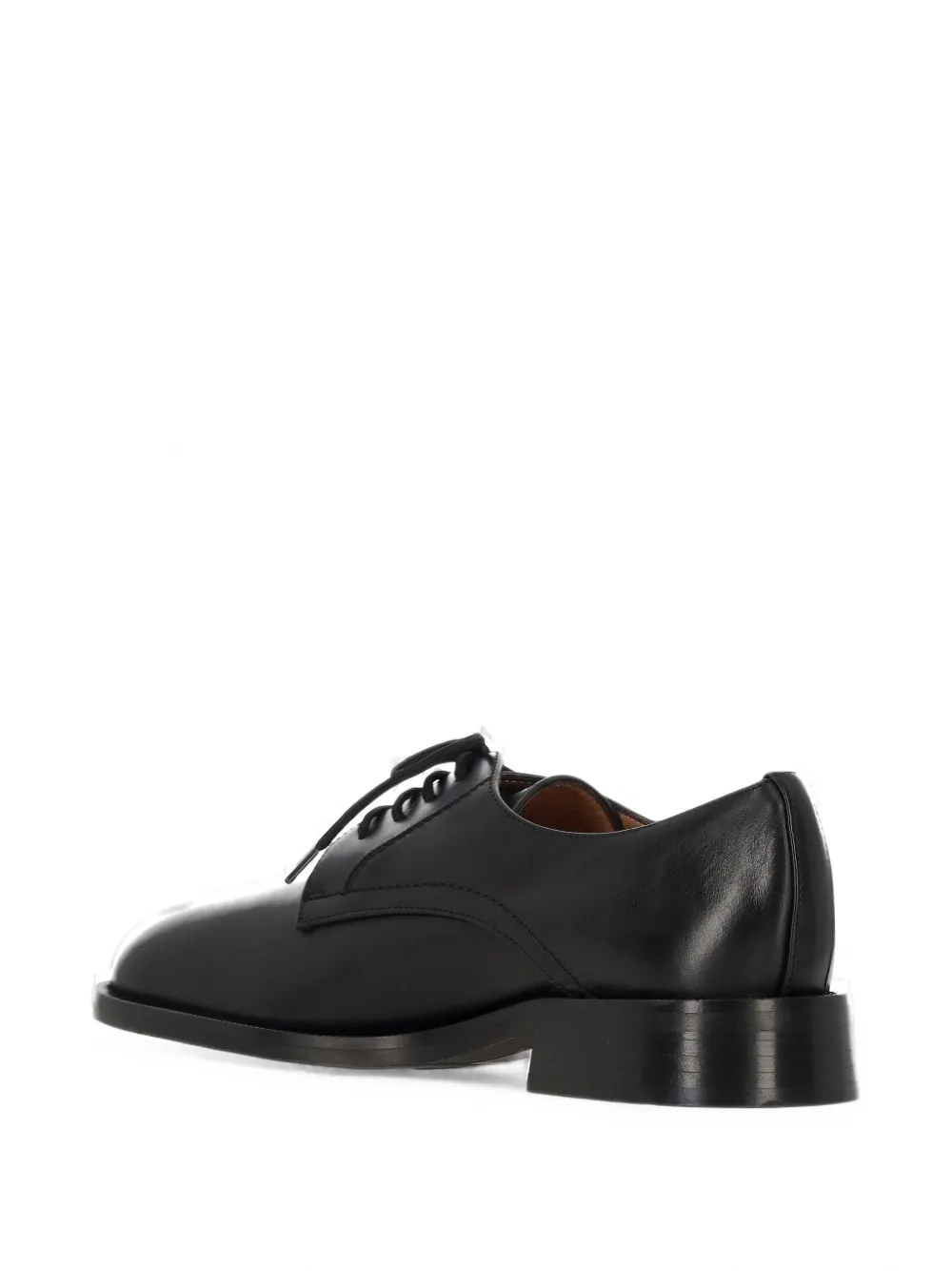 GIANNI CUCCUINI leather Derby shoes Zwart