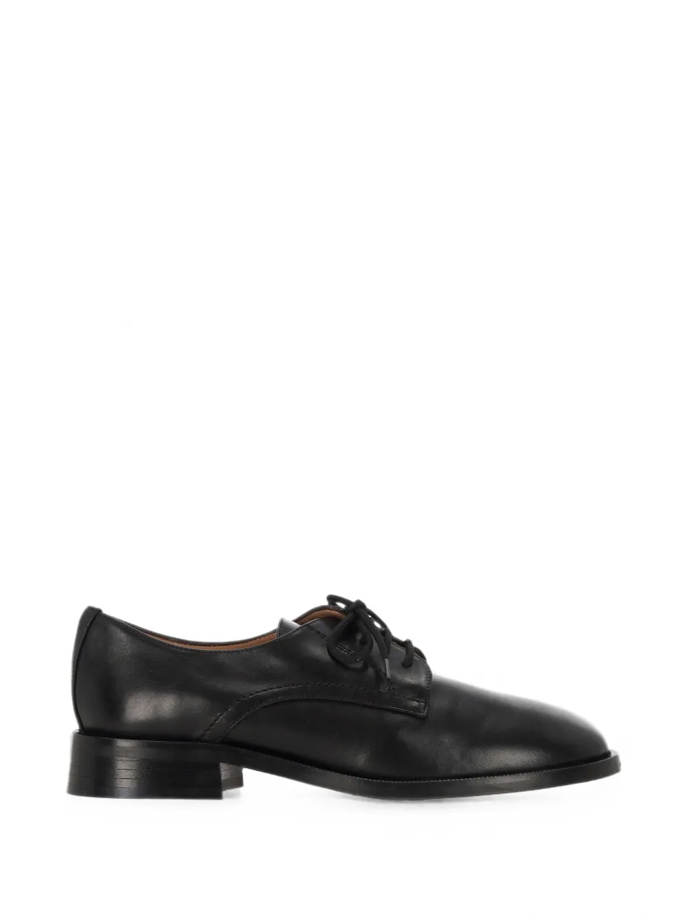 GIANNI CUCCUINI leather Derby shoes Zwart