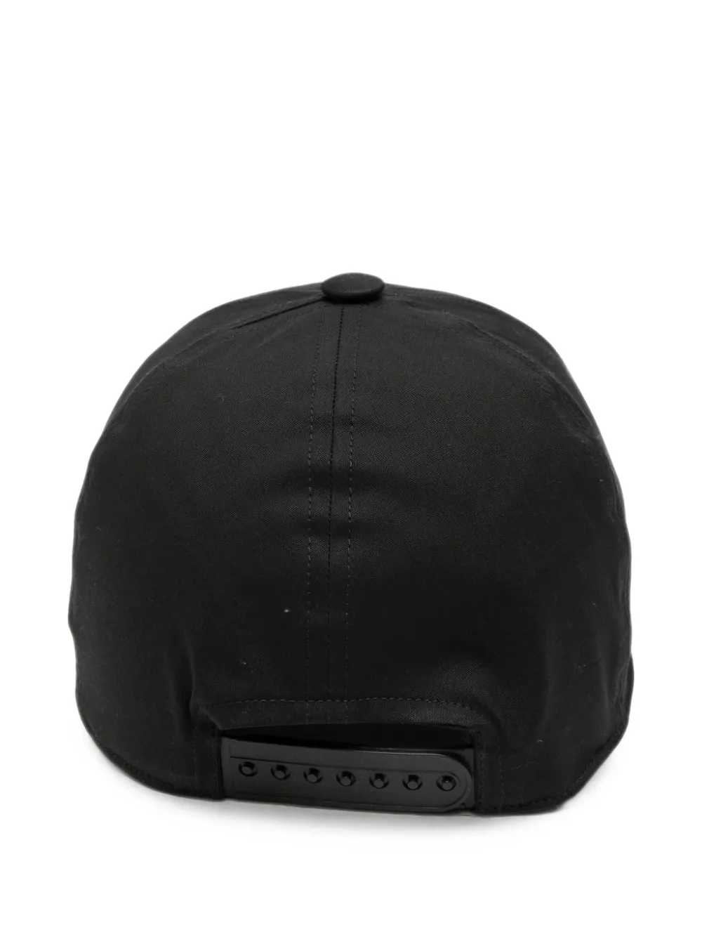 Rick Owens Honkbalpet met geborduurd logo Zwart