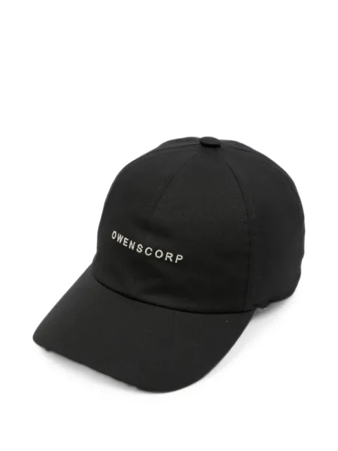 Rick Owens embroidered logo baseball cap