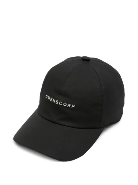 Rick Owens embroidered logo baseball cap