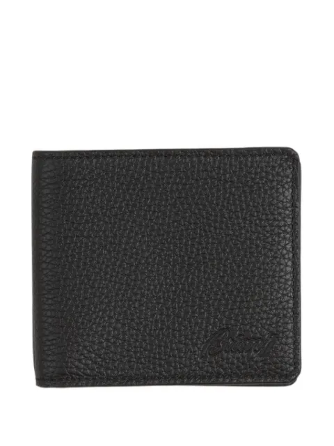 Brioni deerskin-print leather wallet