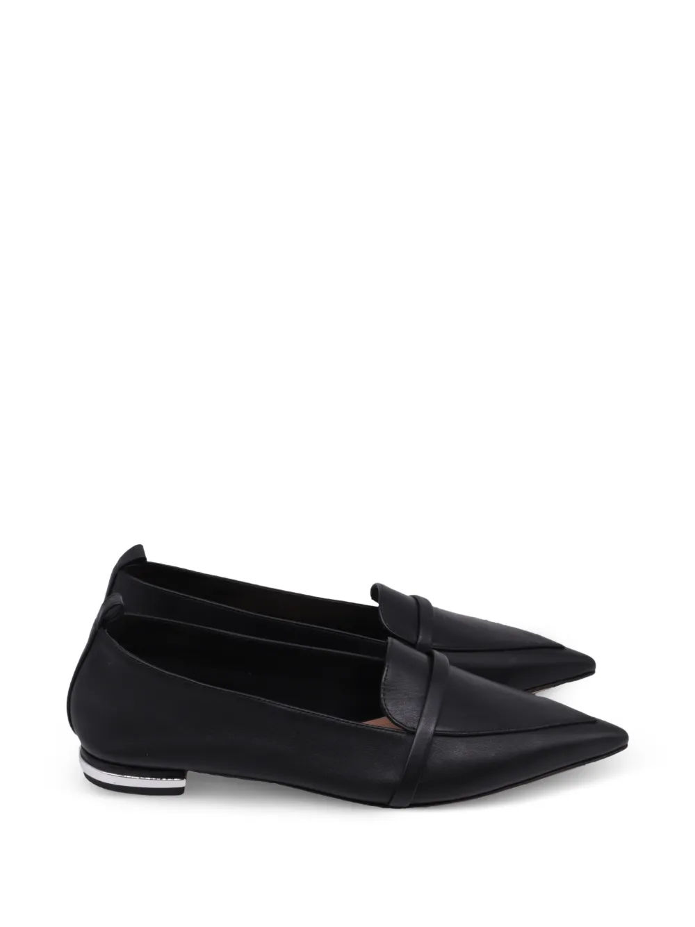 Malone Souliers Dora pointed-toe loafers - Nero