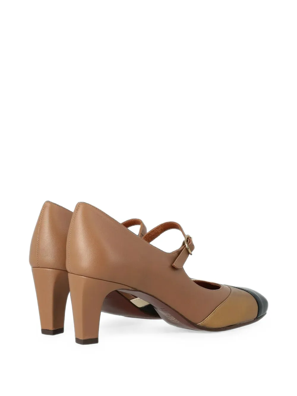 Chie Mihara Fyasa colour-block leather pumps Beige