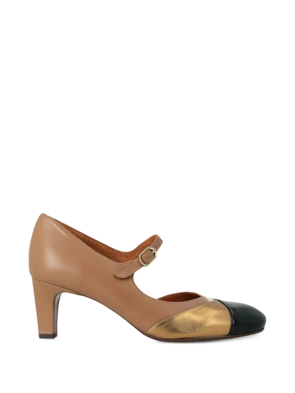 Chie Mihara escarpins Fyasa en cuir à design colour block - Tons neutres