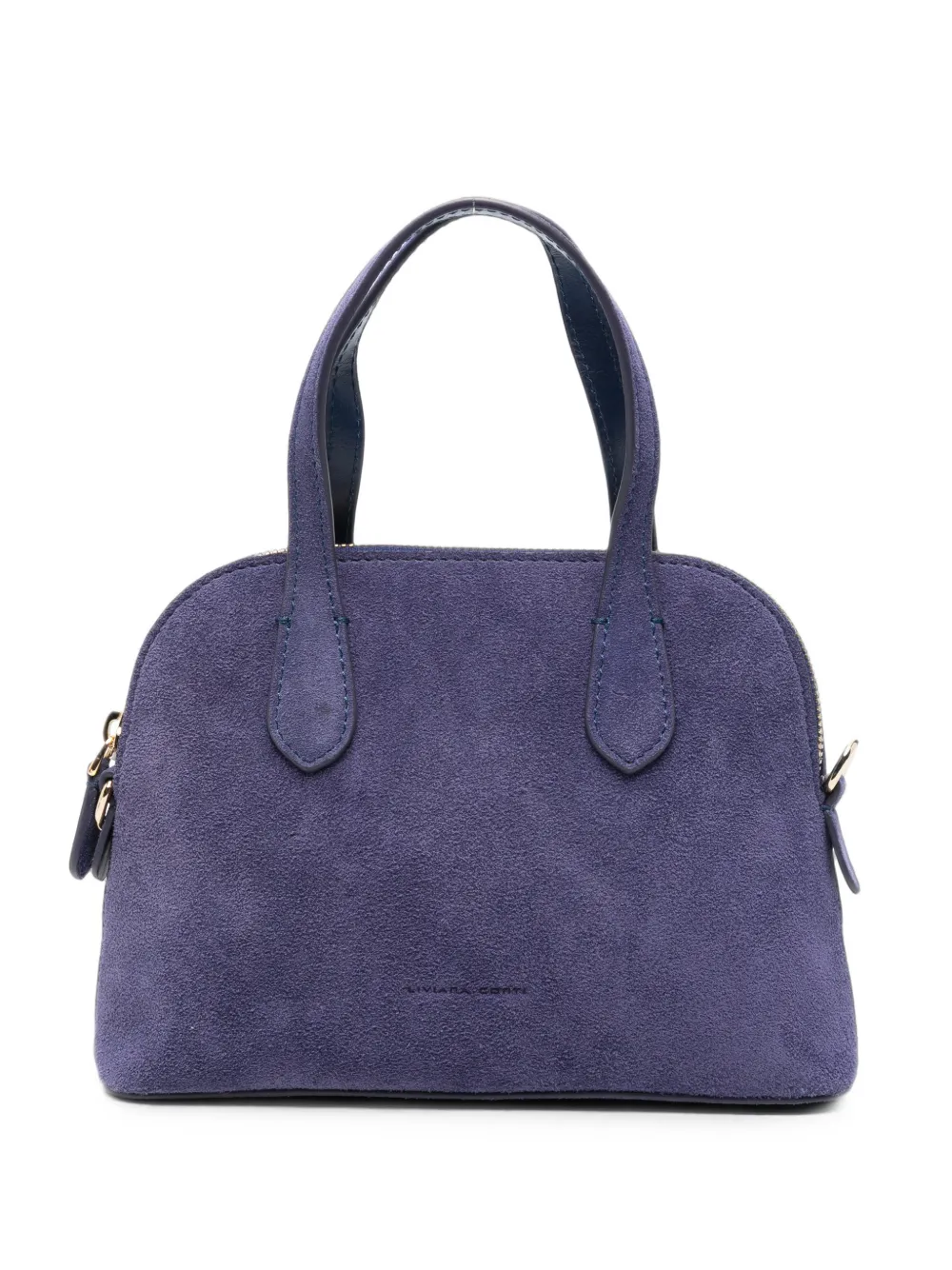Liviana Conti suede top-handle tote bag
