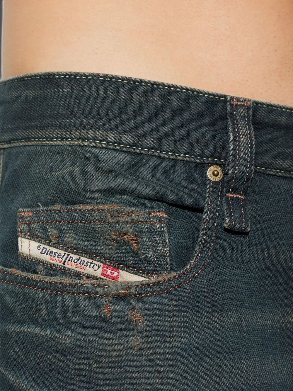 Diesel 2001 D-MACRO-U jeans Blauw