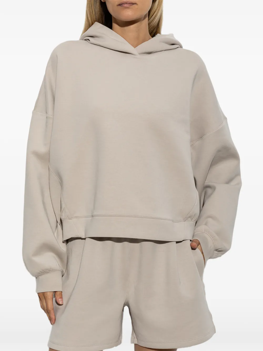 Nike Hoodie met logoprint Beige