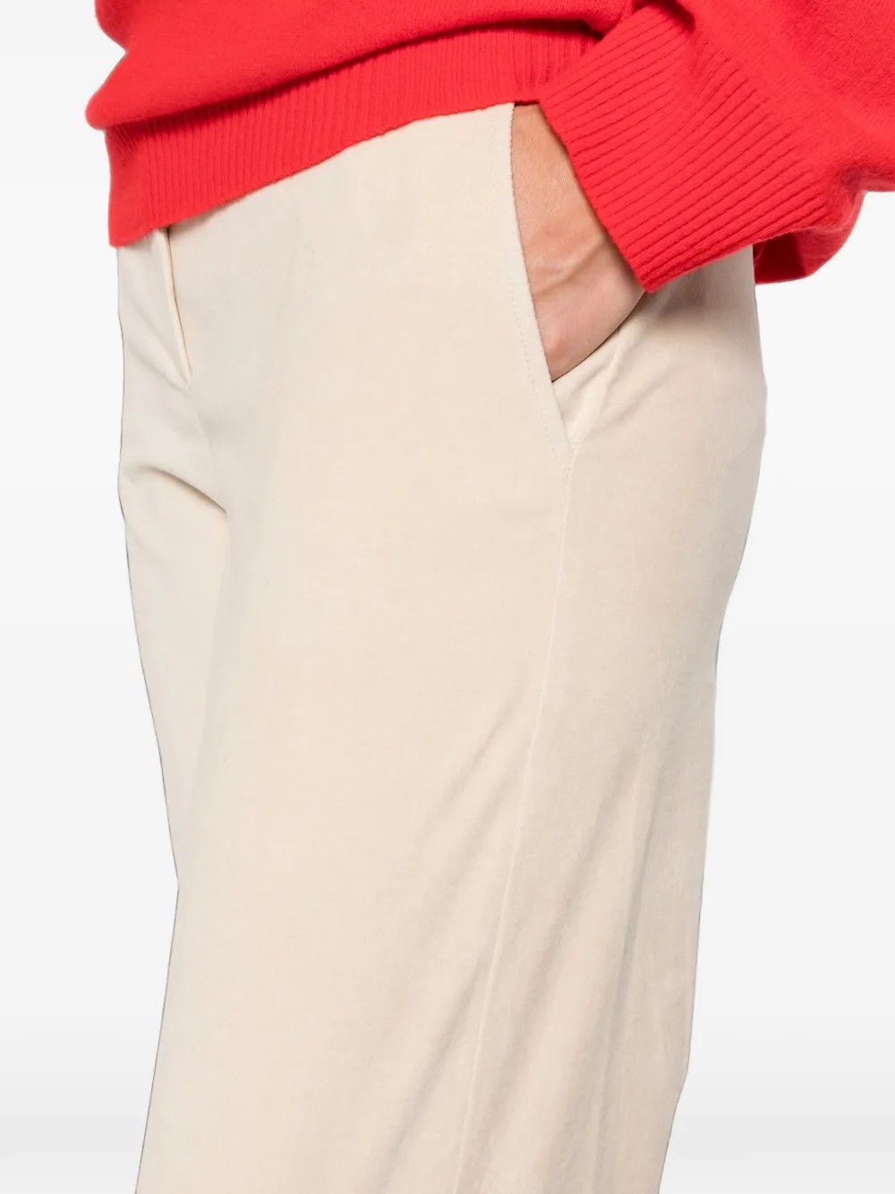 Liviana Conti Straight broek Beige