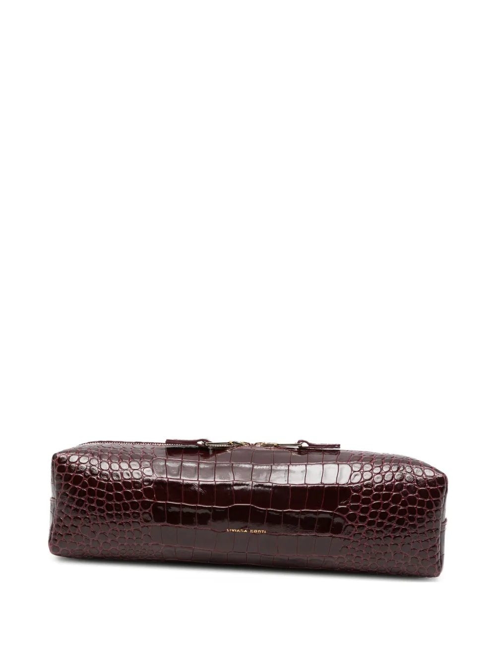 Liviana Conti croc-effect clutch bag · OS