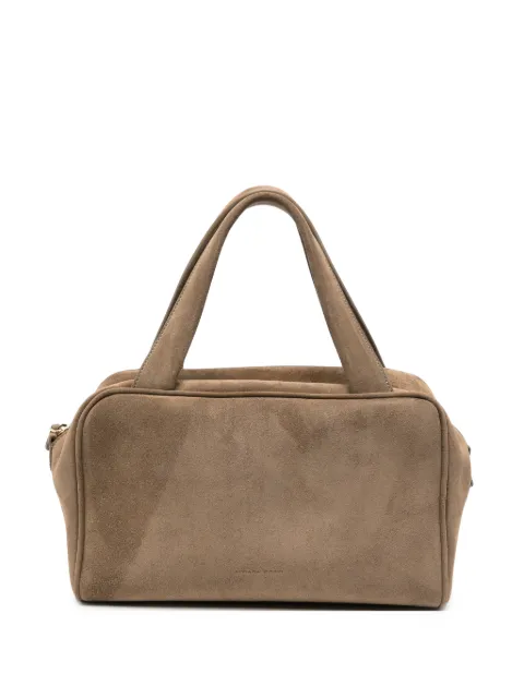 Liviana Conti suede top-handle tote bag