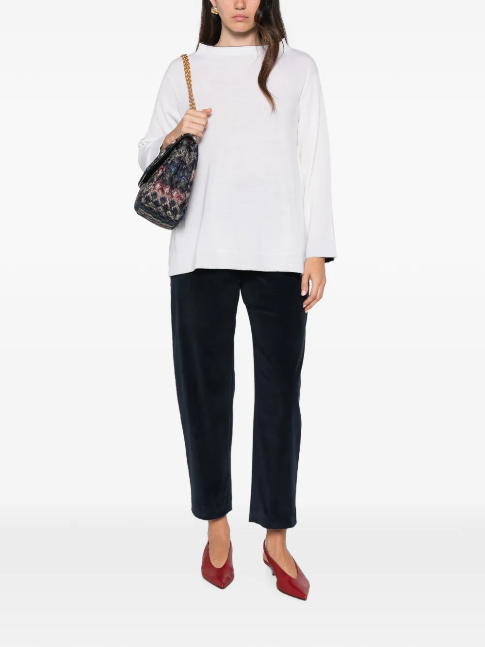 Liviana Conti side-slit sweater
