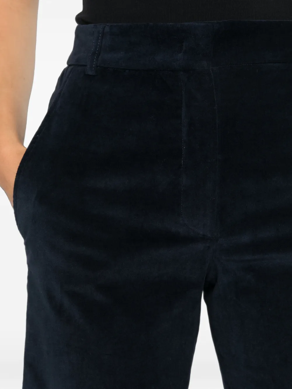 Liviana Conti Straight broek Blauw