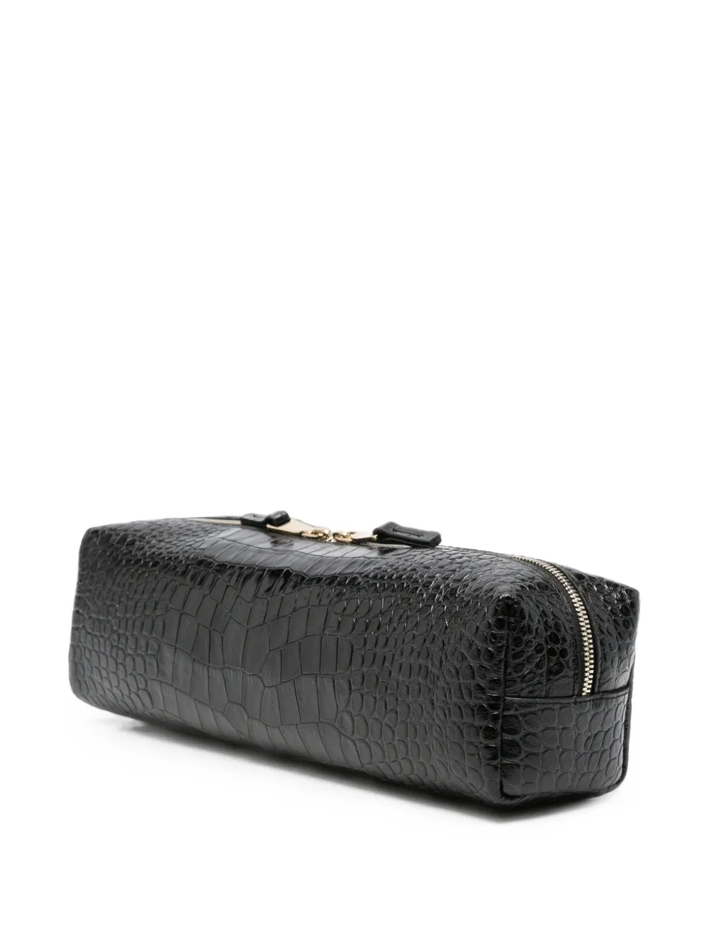 Liviana Conti logo-detail clutch bag Zwart