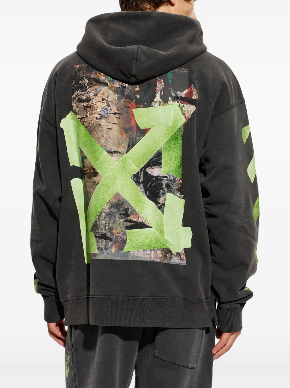 Off-White Bacco Arrow skate hoodie Zwart
