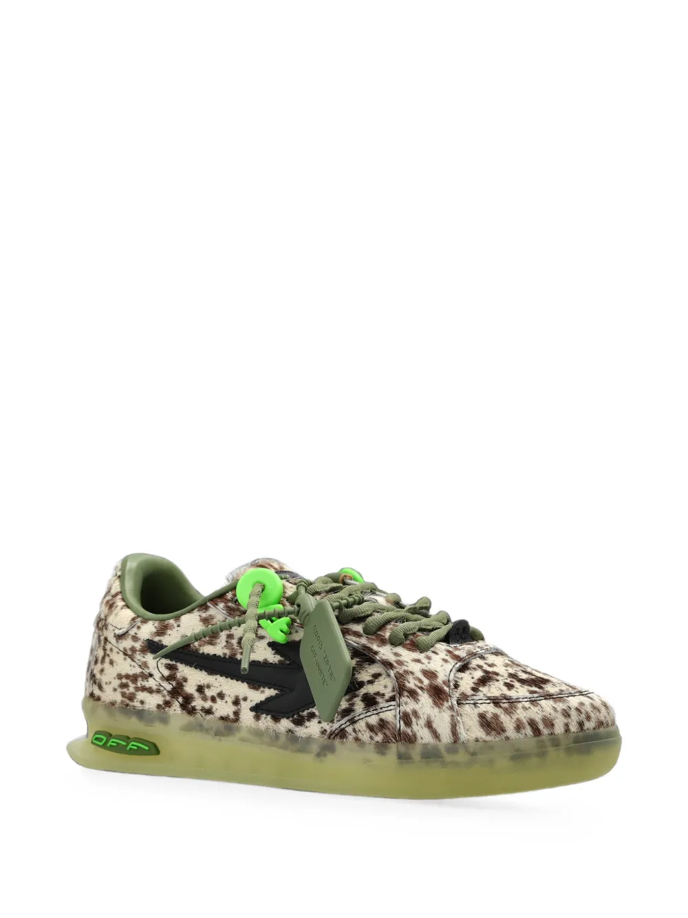 Off-White End Of Play animal-print sneakers Beige