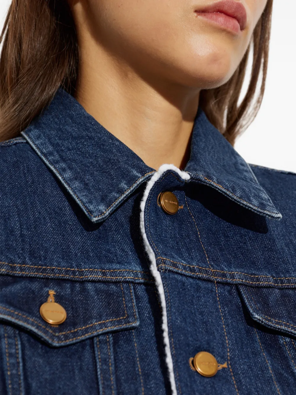 Jil Sander Spijkergilet Blauw