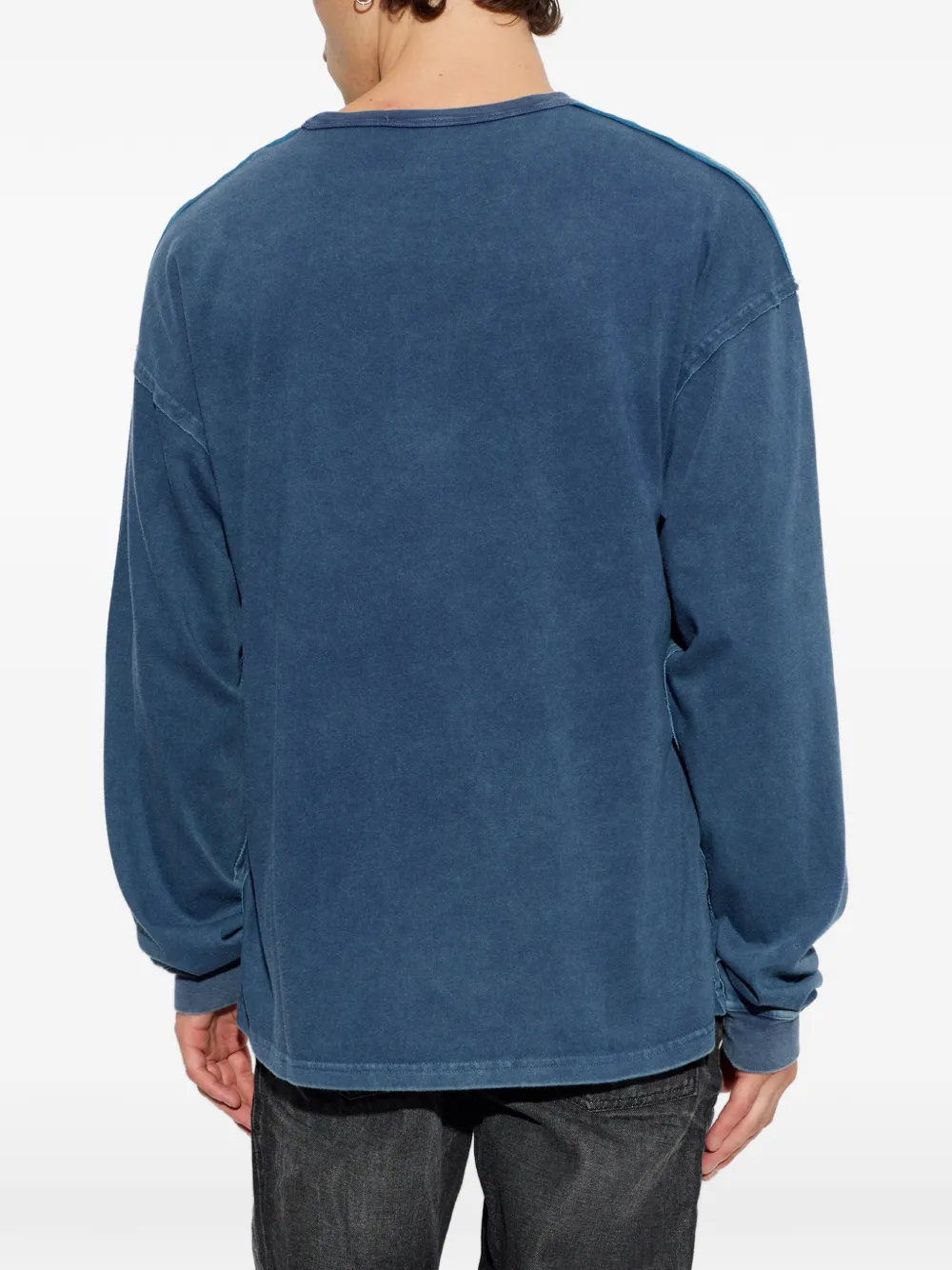Diesel T-shirt "T-BOXT-LS-RAW" Blauw