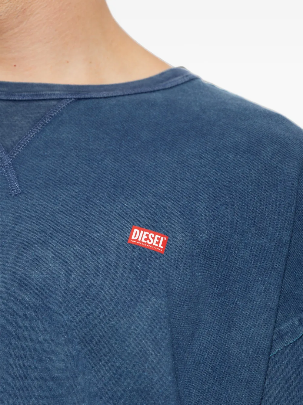 Diesel T-shirt "T-BOXT-LS-RAW" Blauw