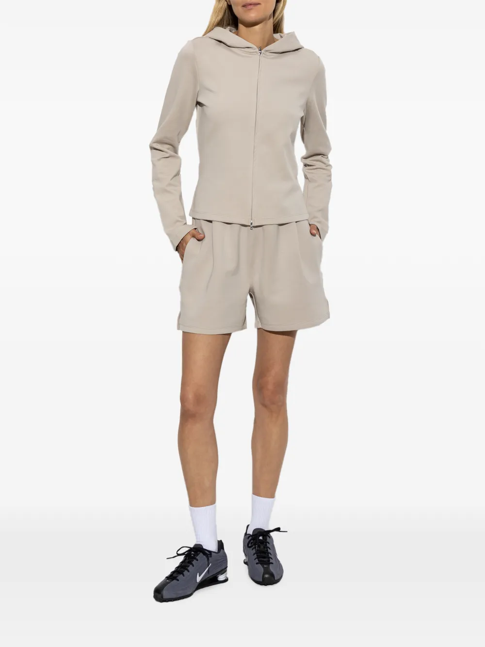 Nike Hoodie met rits Beige
