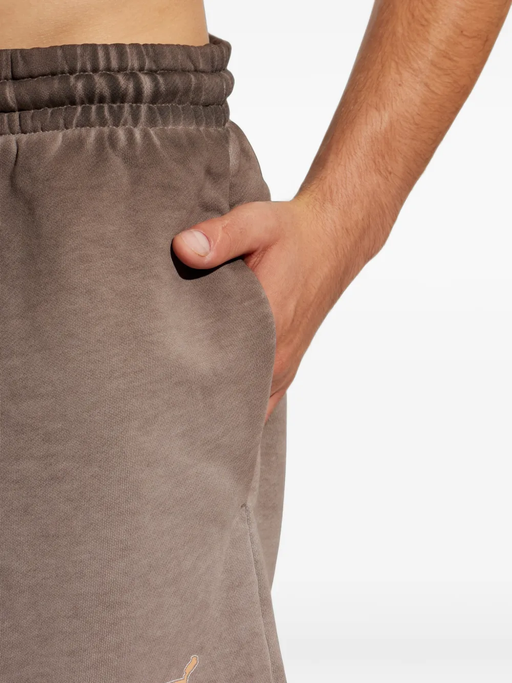 Off-White Shorts met trekkoord Bruin