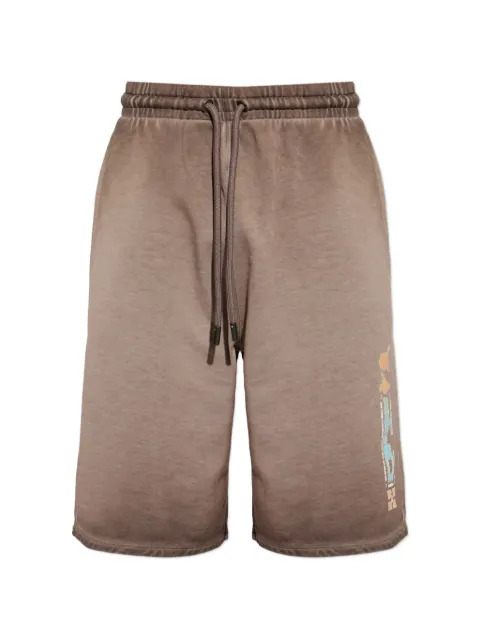 Off-White graphic-print drawstring shorts