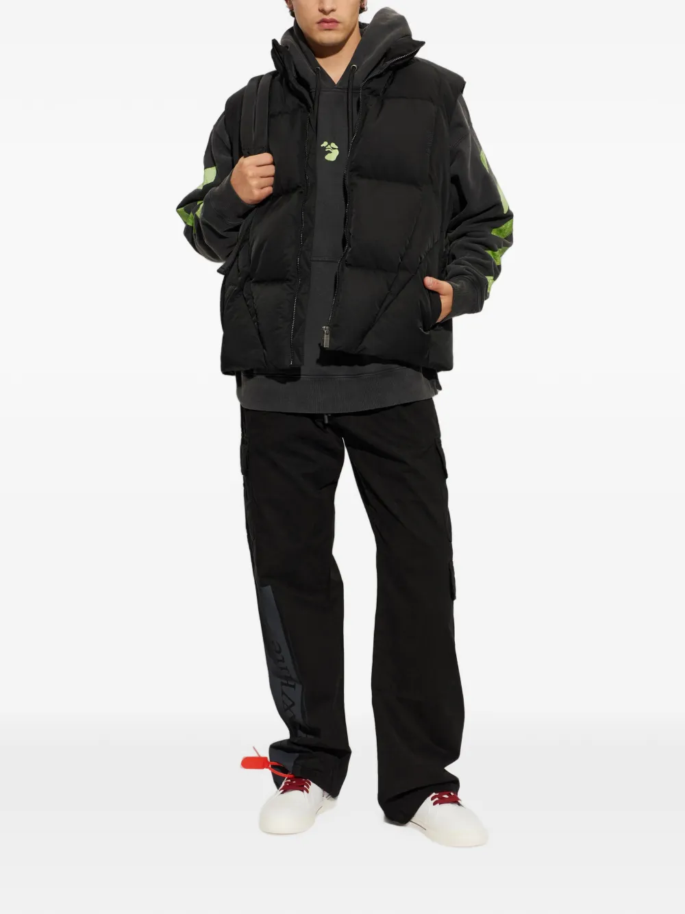 Off-White Cargo broek Zwart