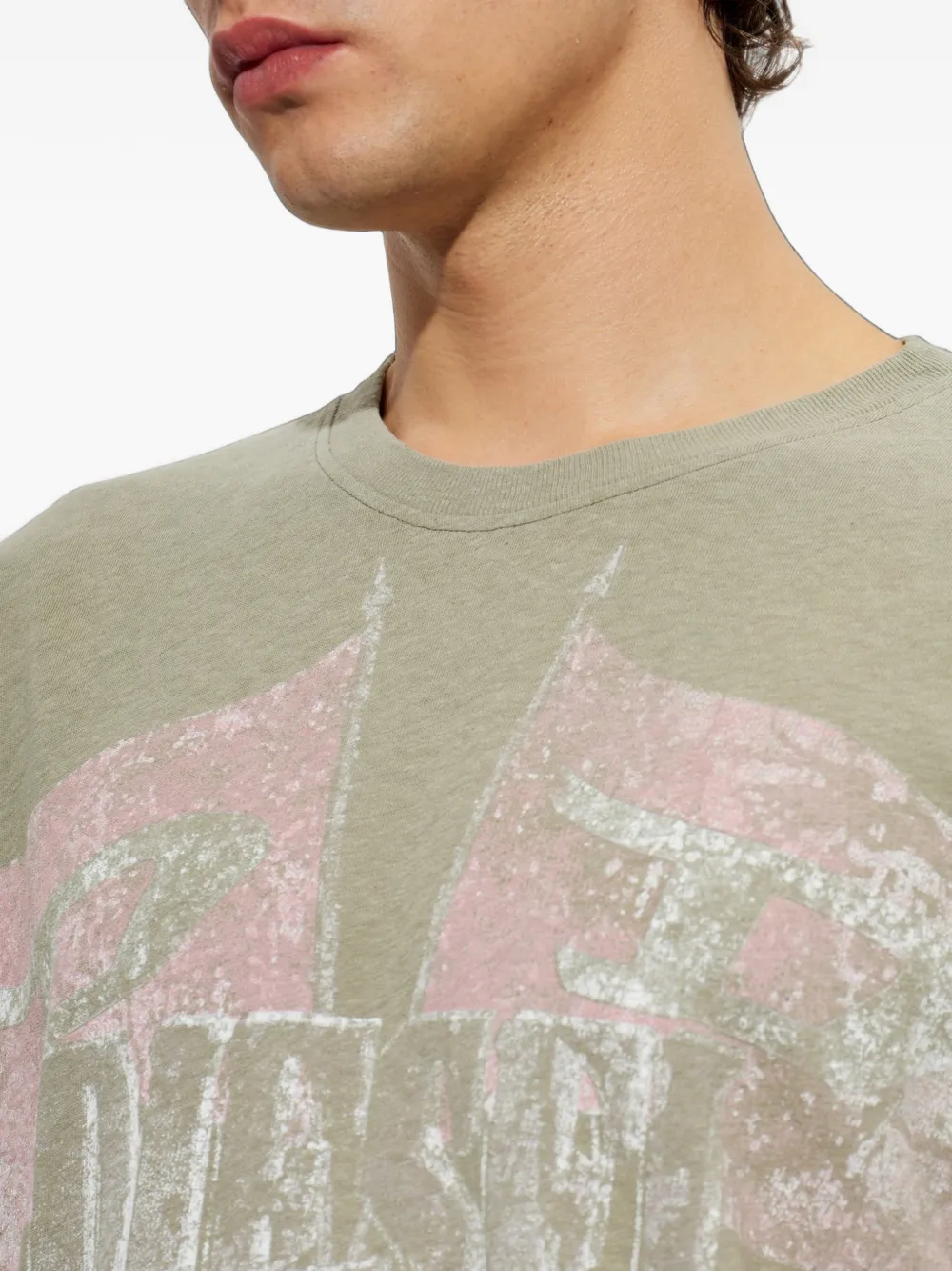 Diesel T-Normes-Hmbp T-shirt Groen